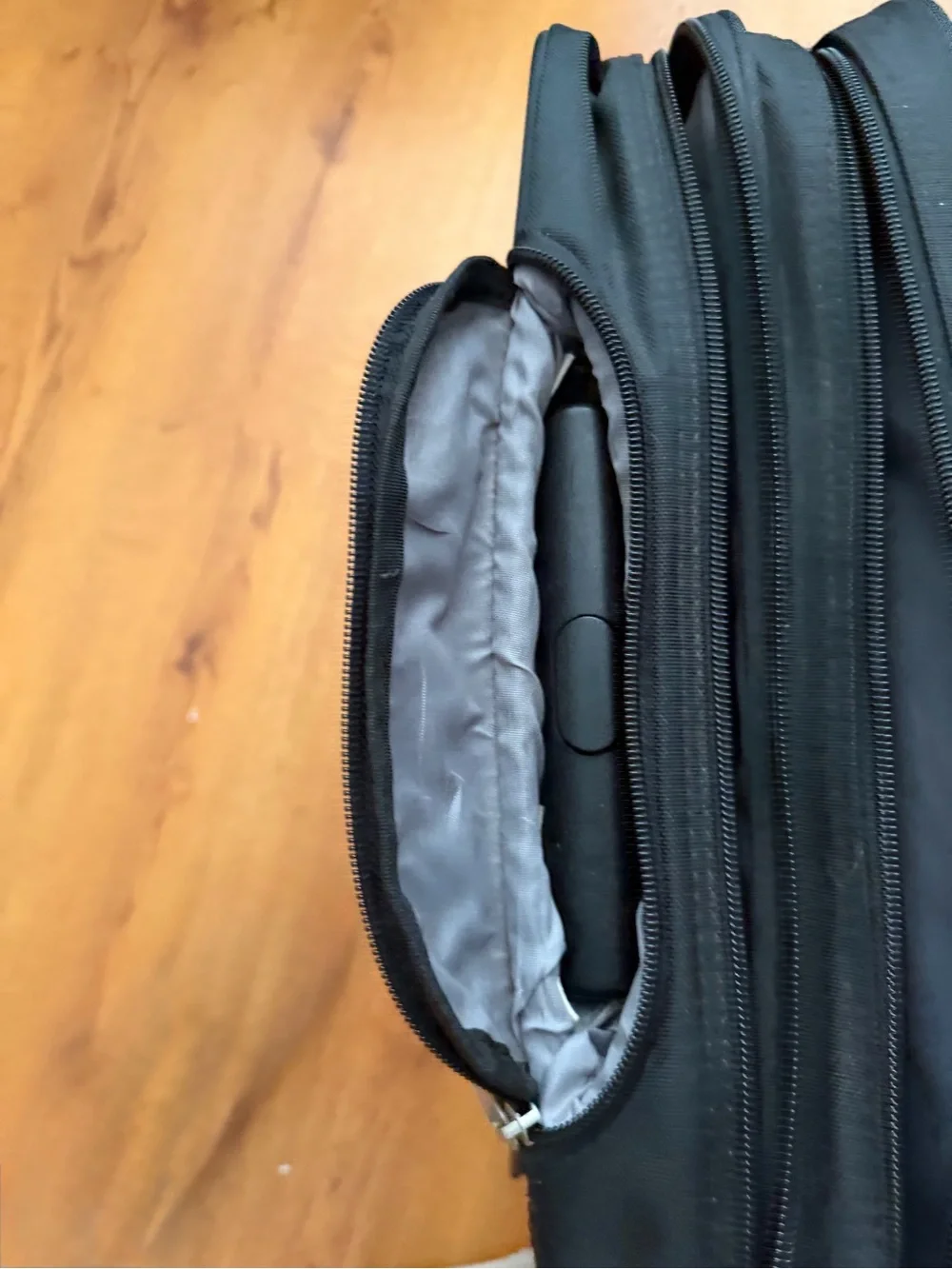 American Tourister Black Laptop Rolling Briefcase